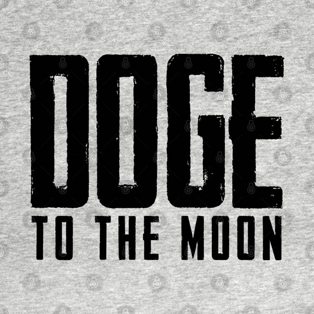 Doge to the Moon (Dark) by StickSicky